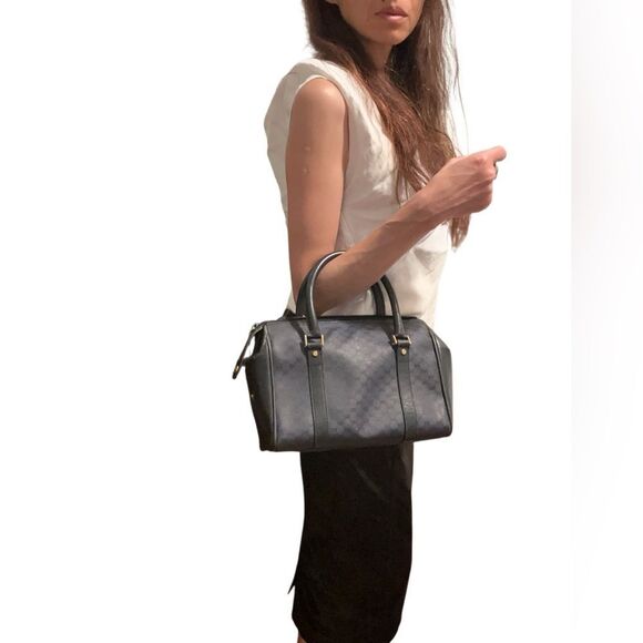 Gucci Boston small blue Gg tote - Picture 1 of 12
